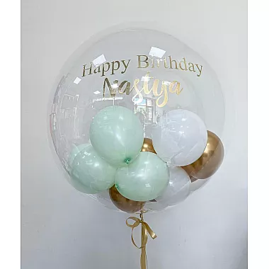 Шар Bubble 80 см № 15