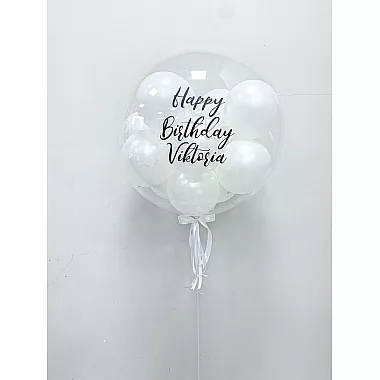 Шар Bubble 80 см № 18