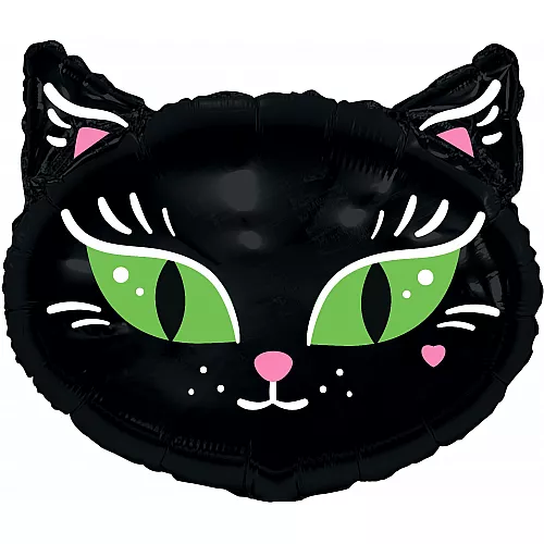Шар Фигура Кошечка Черный