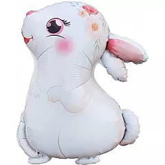 Шар Фигура Милый зайка Белый