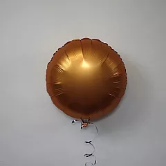 Шар круг 18 Сатин Оранжевый