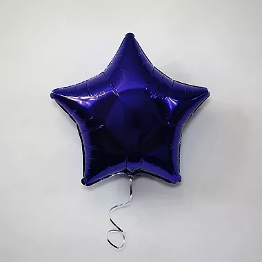Шар звезда 18 металлик Фиолетовая