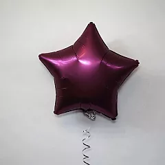 Шар звезда 19 Сатин Pomegranate